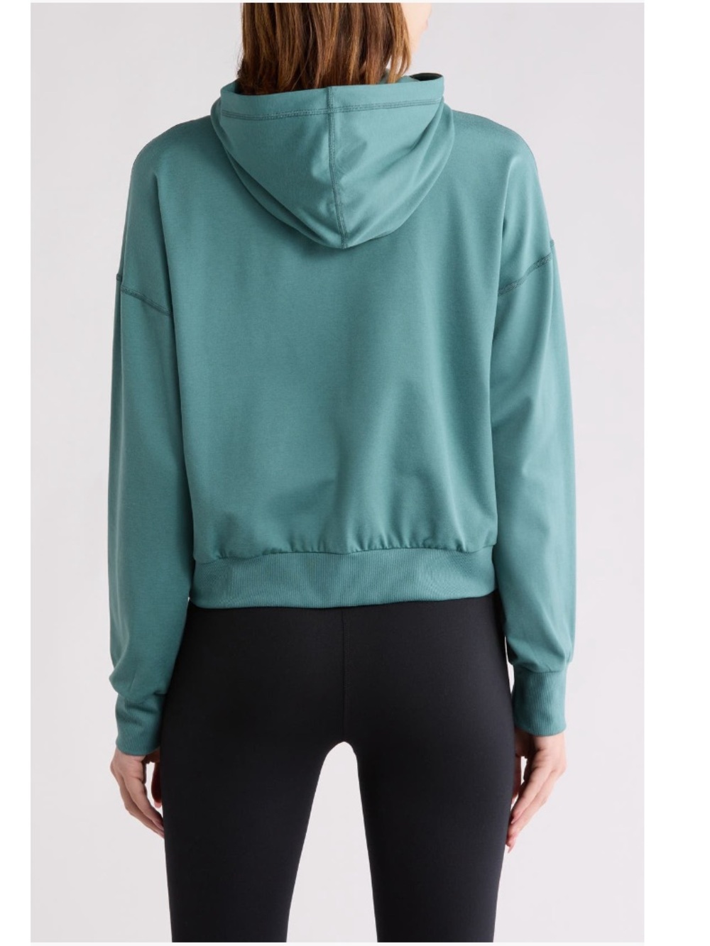 Vuori Halo Modern Women's Teal Zip-Up Hooded Jacket Large NWT - Picture 2 of 7